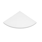 Mensola da Muro, Mensola Angolare, Mensola da Parete, Mensola Angolare Per Muro, Nero, 25x25x1,8 cm - Angolare