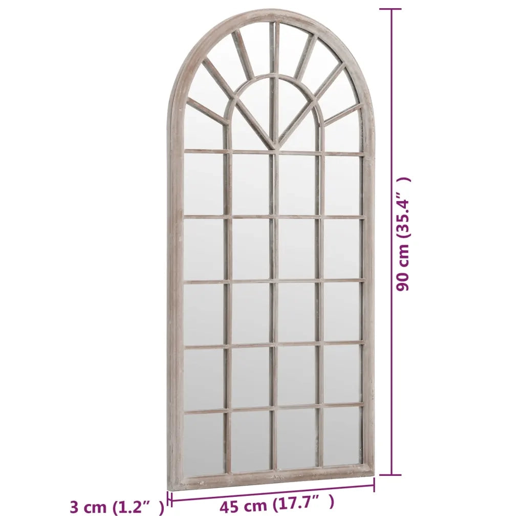 Specchio Sabbia-Specchio Decorativo 90x45 cm Ferro per Uso Interno