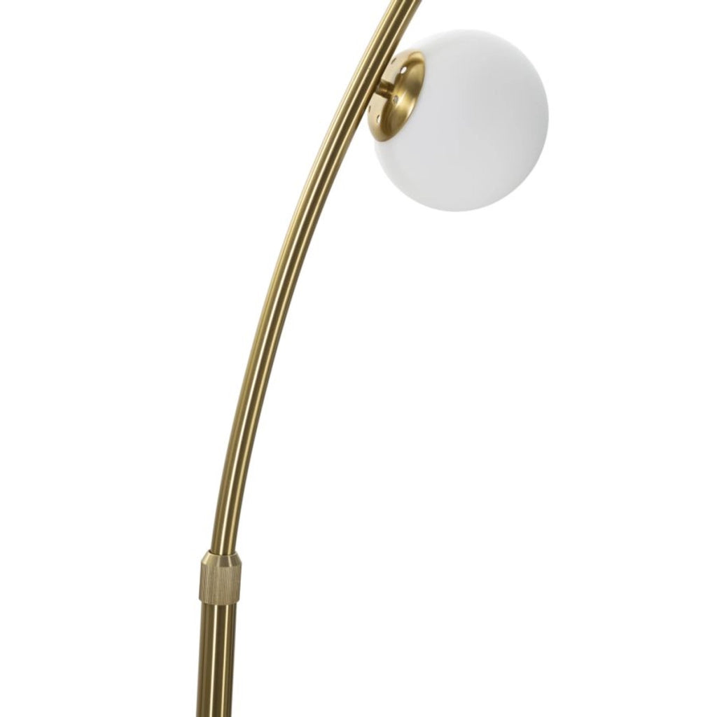 Lampada da Terra VKH208, Oro, Metallo, 130x45x220 cm