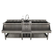 Bancone Barman Smontabile Portatile Banco da Bar Postazione Barman 120 cm