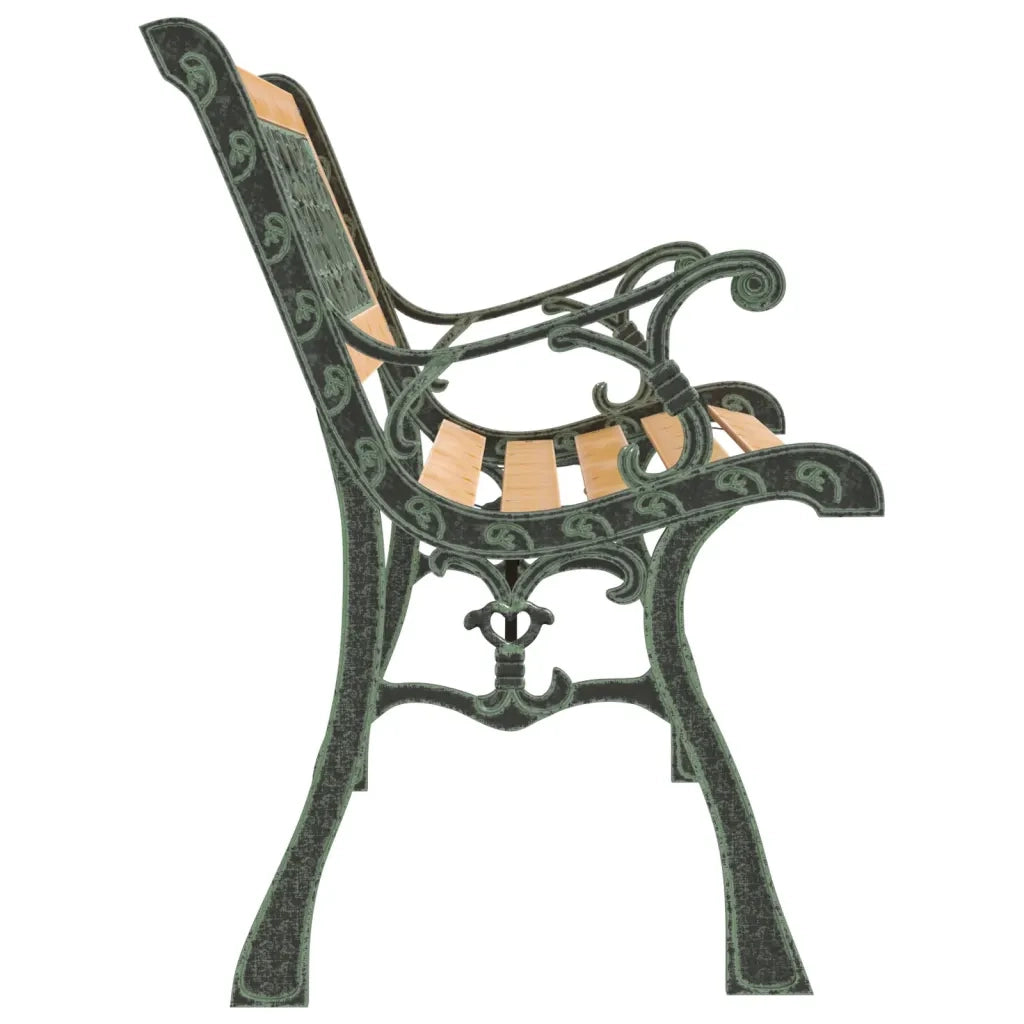 Panchina da Giardino 122 cm in Legno Massello di Abete 317118