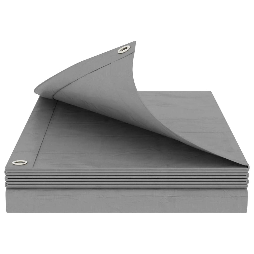 Telo con Occhielli Grigio Chiaro 6 x 6 m 260 gsm PE 42039328