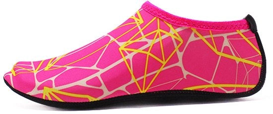 Acquascale 1 pair - Scarpe per bambini da indossare a piedi nudi - Ideali per crociera, nuoto, spiaggia, piscina, yoga, surf - Disegno a motivi di corallo - Modello M