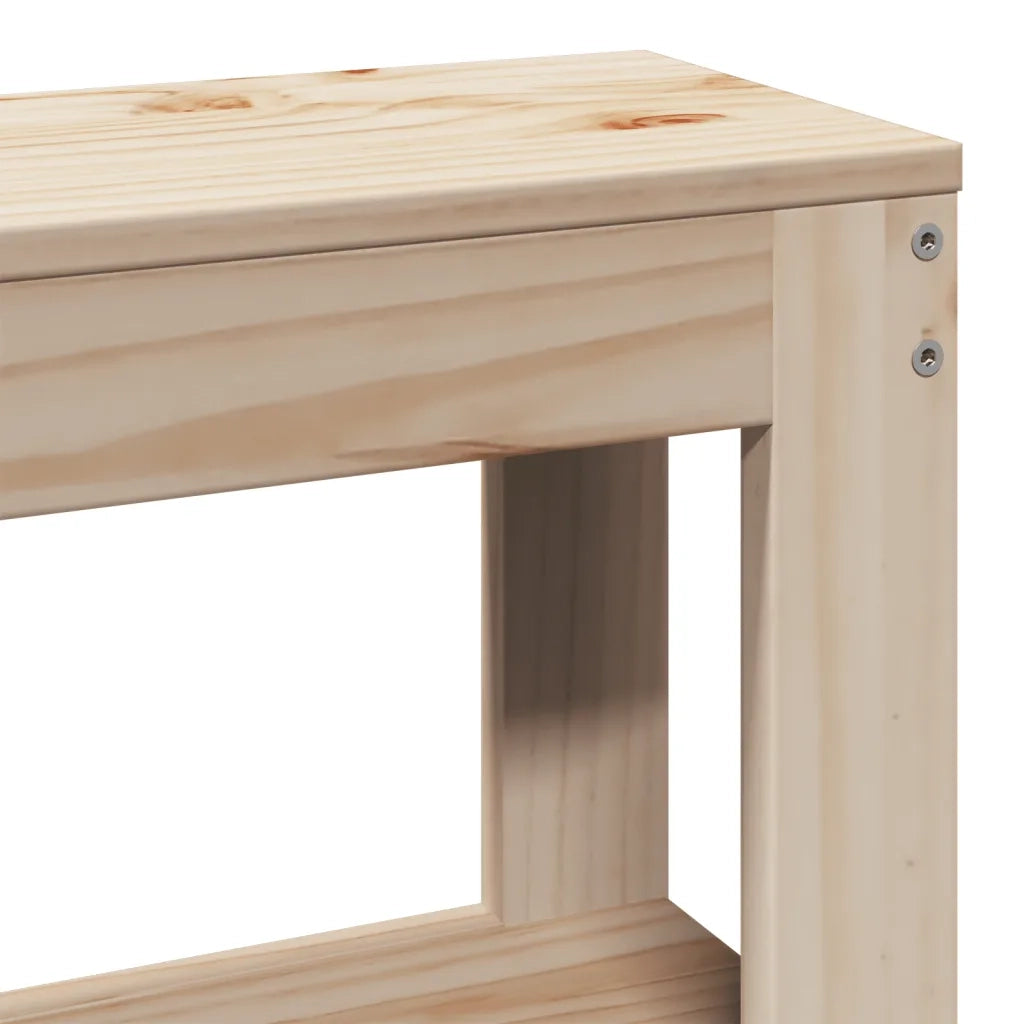 Testiera | Testata con Ripiani 140 cm in Legno Massello di Pino