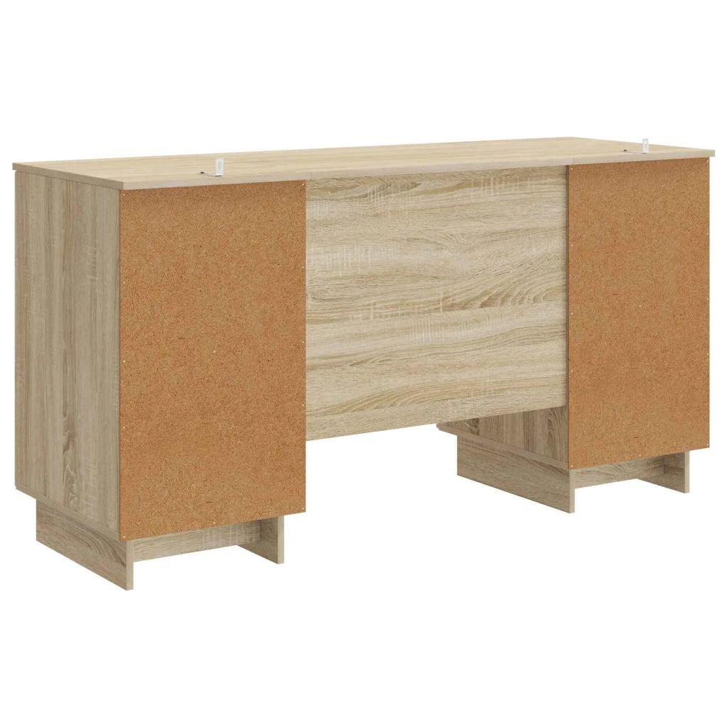 Scrivania | Tavolo da Ufficio Rovere Sonoma Legno ingegnerizzato 142,5 x 50 x 75 cm