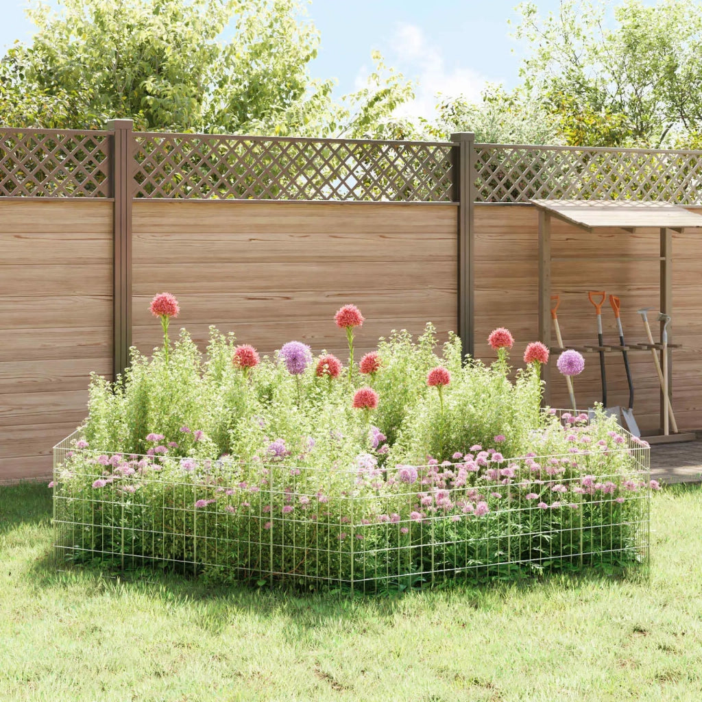 Recinzione da Giardino con Picchetti 12 pcs 35 x 50 cm Mesh 42042965