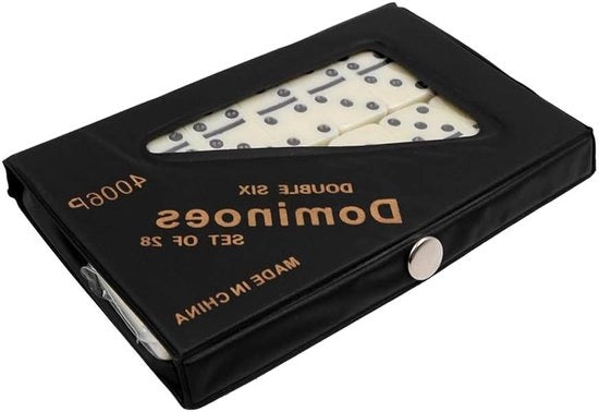 Set di domino retro deluxe da 28 pezzi per ore di divertimento