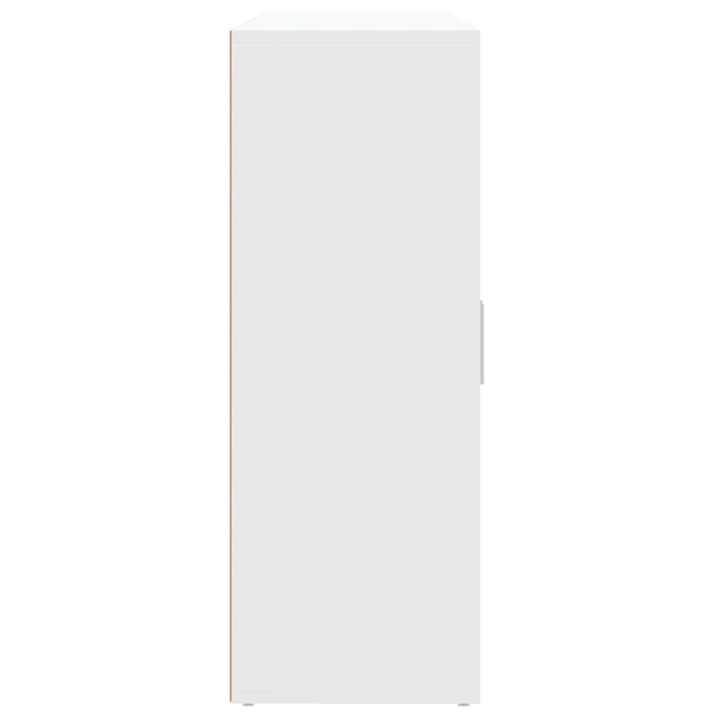 Credenze 3 pz Bianche 60x31x84 cm in Legno Multistrato