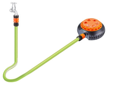 IRRIGATORE MULTIFUNZIONE DA GIARDINO CON 6 GETTI REGOLABILI QUICK-CLICK CLABER