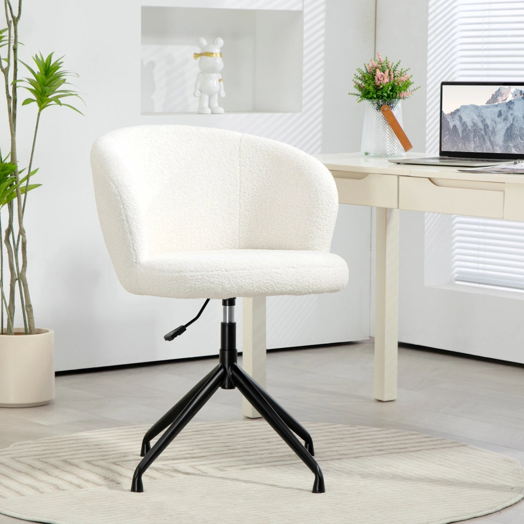 Sedia da ufficio ergonomica ¨C zephmum ¨C tessuto bianco