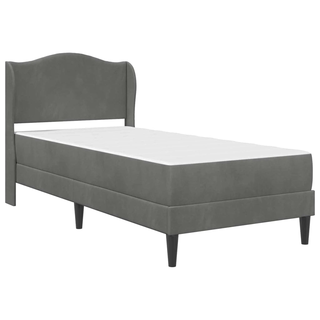 Struttura del letto Grigio Scuro 80 x 200 cm Velluto 3415167