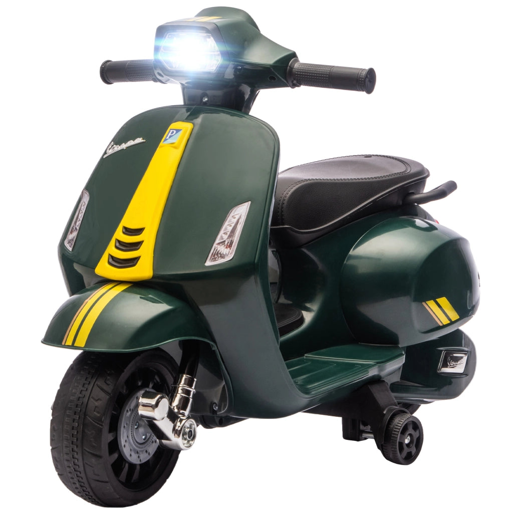 Moto Elettrica Bambini 6V ¨C Xylo ¨C Verde Scuro, 71x37x52 cm, 2-4 Anni