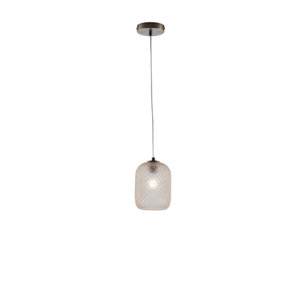 LAMPADARIO ASHFORD 1XE27 15XH150CM AMBRA.