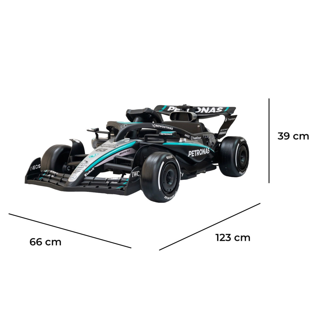 Macchina Elettrica per Bambini Licenza Mercedes F1 12V con Telecomando Nero