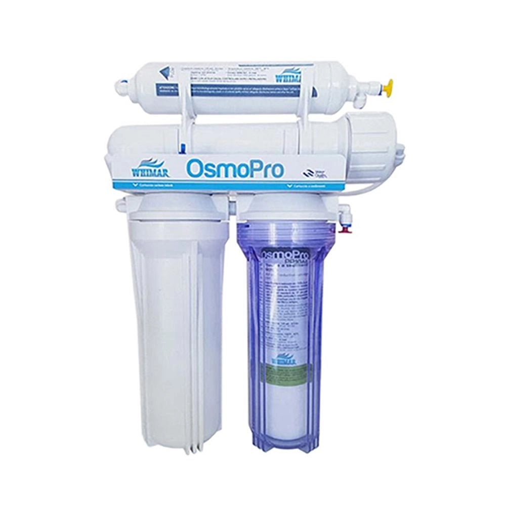 Whimar OsmoPro Plus 50GPD 190 L/g - Impianto bicchiere con membrana Pentair, lavaggio membrana e post-filtro al carbone