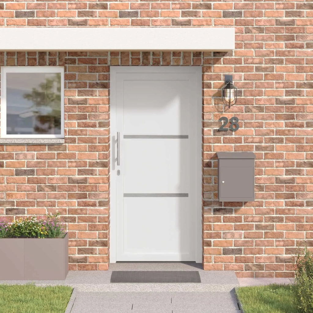 Porta Frontale Bianco 98 x 208 cm PVC 3445689
