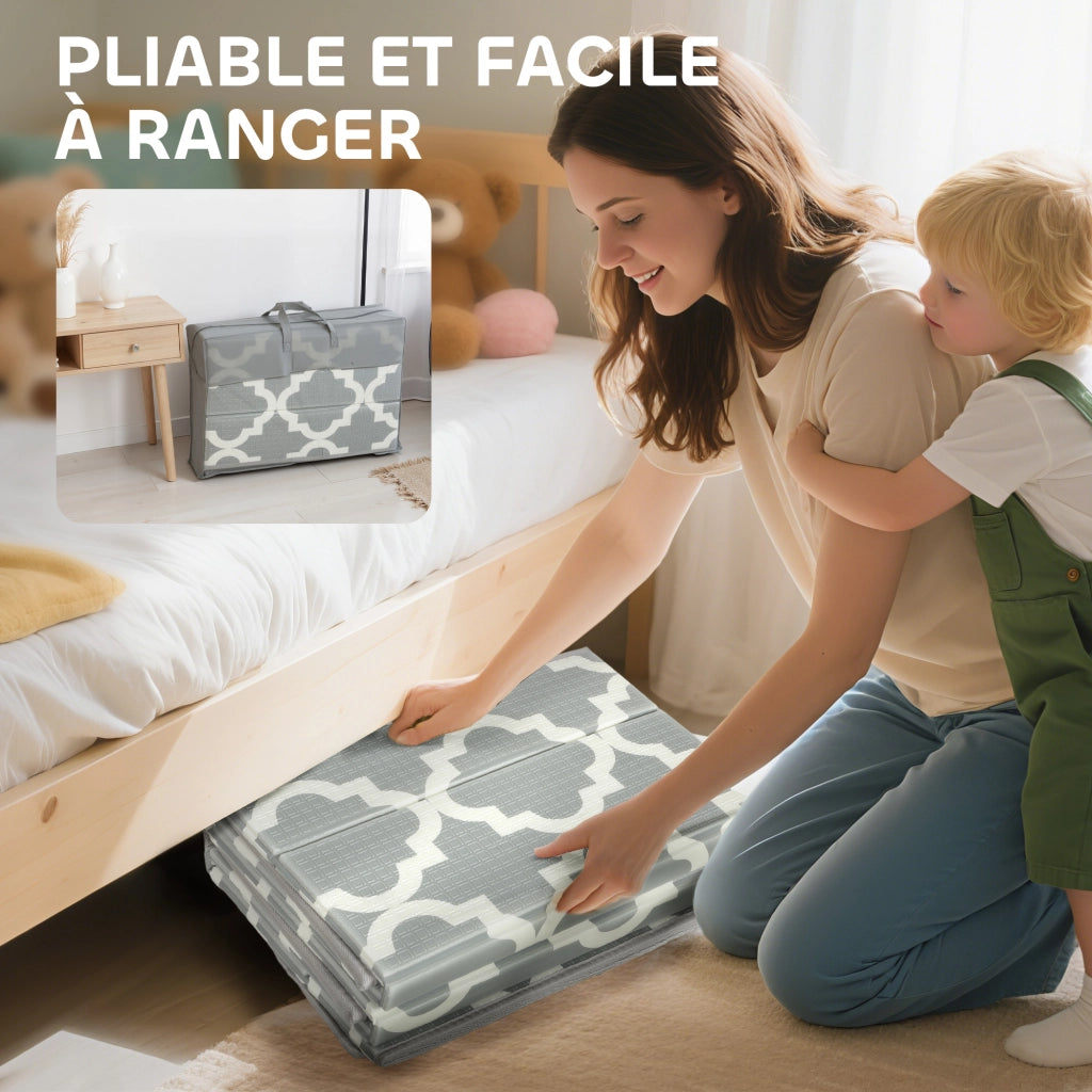 Tapis de jeu per bambini ¨C zephmum ¨C multicolore 202x180.5x1 cm