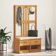 Albero da Ingresso SANDNES 87x40x159,5 cm in Legno di Pino 4010490