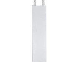 Blocco raffreddamento acqua per PC, CPU, dimensioni 40 x 12 x 80-120-160-200 mm, in alluminio.