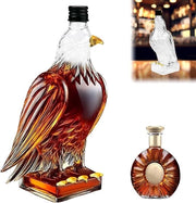 Decantere da Whisky - Statua di Vetro Translucido con Animale - Decorazione Divertente per Bar per Appassionati di Whisky
