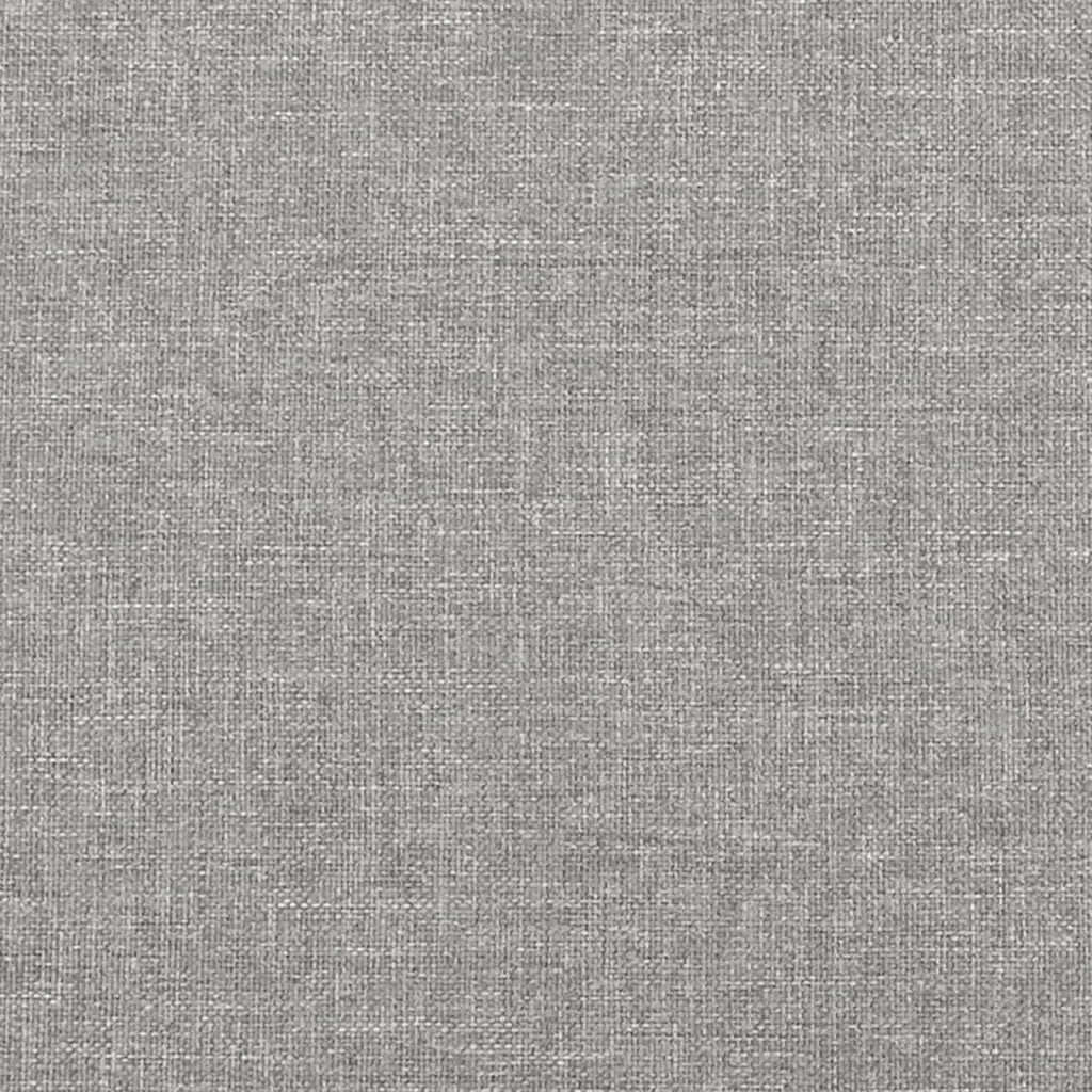 Testiera ad Orecchio Grigio Chiaro 103x16x78/88 cm in Tessuto 3118618