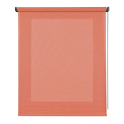 Tenda a Rullo Filtrante, Tenda Avvolgibile Traslucida Liscia Per Finestre e Porte Corallo 100x250 cm