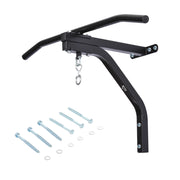 Supporto da parete per sacco da boxe, staffa per sacco da boxe/sacco di sabbia, capacit¨¤ di carico, acciaio, nero, 93 x 47 x 51 cm