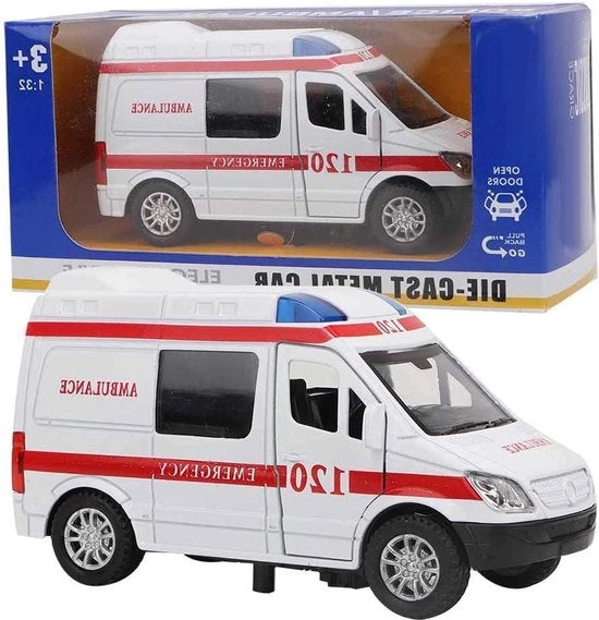 Mini simulatore di ambulanza giocattolo - ambu - per bambini.
