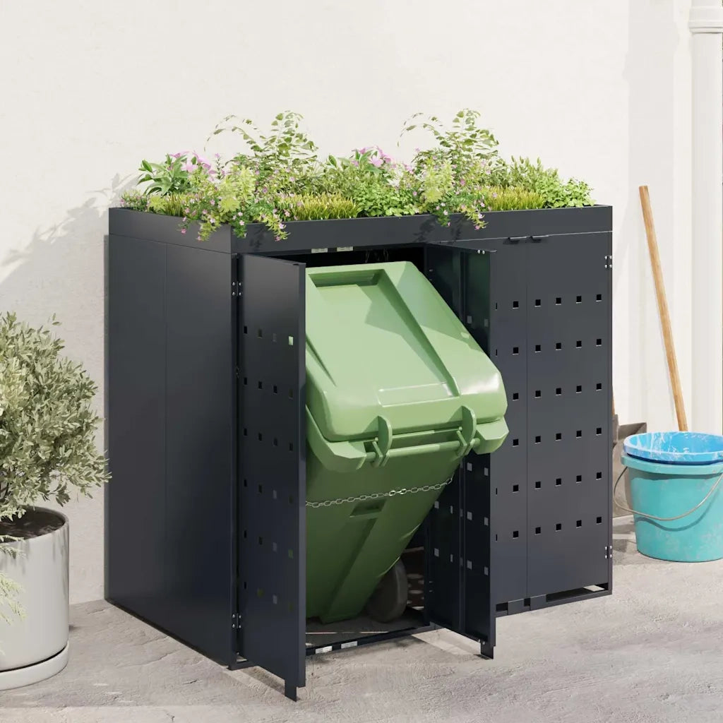 Contenitore per Rifiuti per 2 Bidoni Antracite CFW4614147