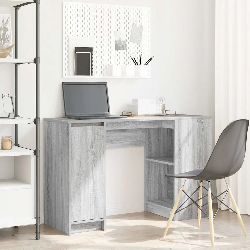 Scrivania Grigio Sonoma 120x42x76 cm in Legno Multistrato 861819