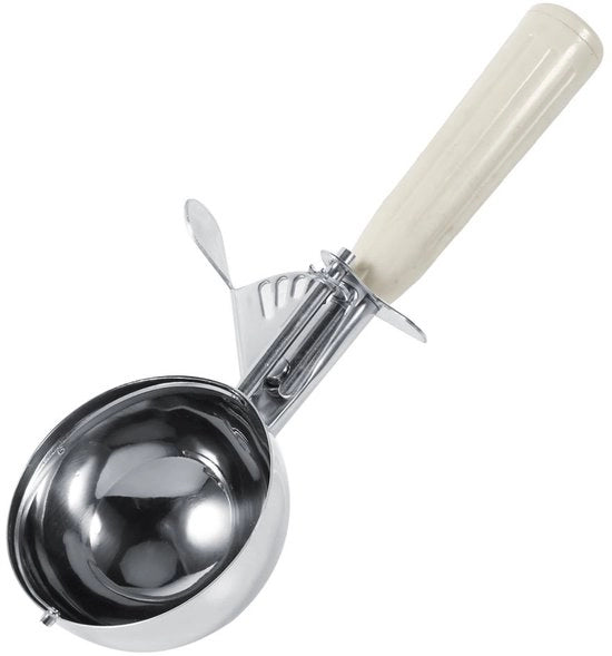 Lepel per Gelato - Scoop per Frutta - Manico in Acciaio Inossidabile - Resistente al Lavastoviglie - Multicolore - Utensile per la Cucina - Adatto per Gelato e Frutta