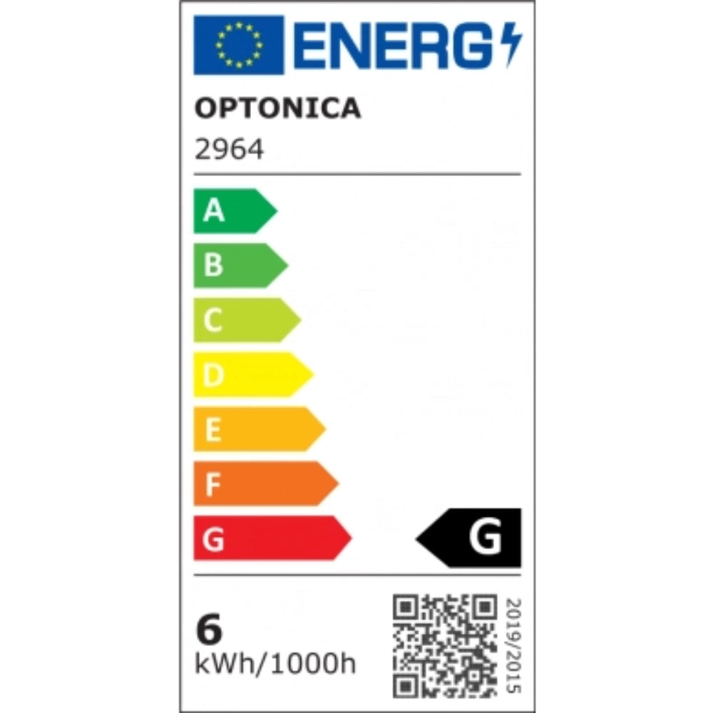 Optonica mini pannello a led backlit quadro slim 4500k colore bianco ip20 *** potenza 6w, confezione 1