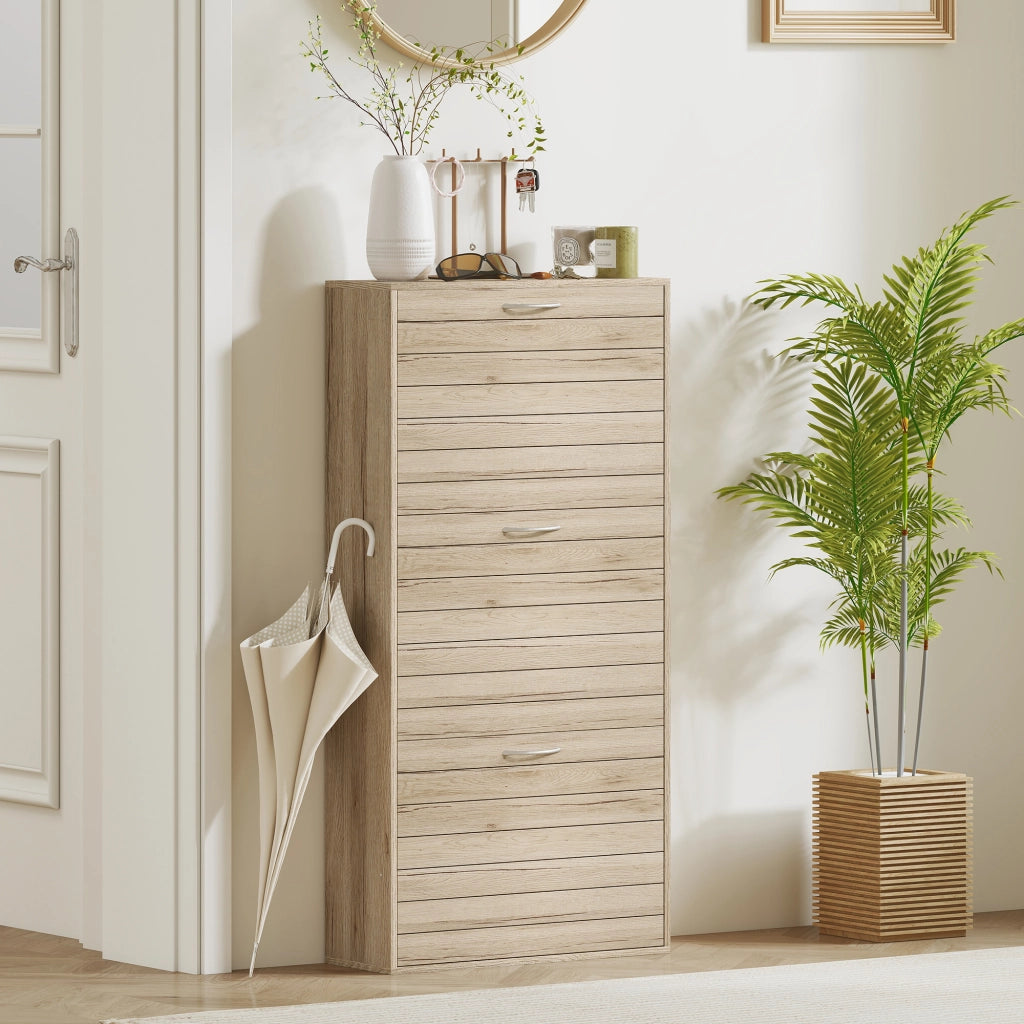 Scarpiera con 3 Ante ¨C Minimal ¨C Robe 12 Pares 88x132x19