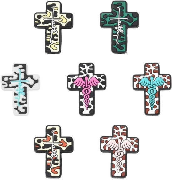 Set di Filo di Silicone a Croce 14 Pezzi - Collane DIY per Bracciali e Collane - Creazione di Gioielli - Misura Perfetta 24-33 mm - Progetto Versatile