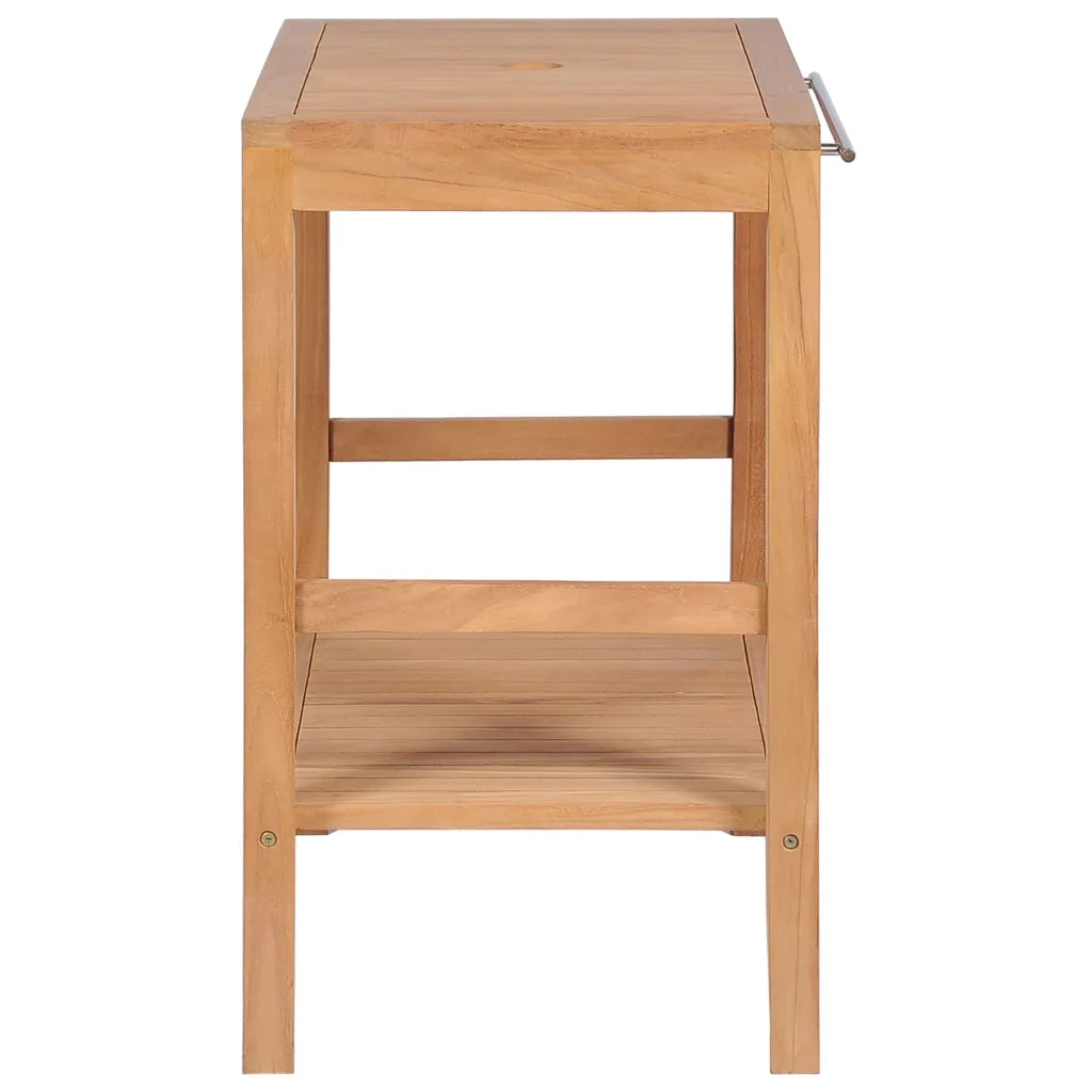 Mobile per Lavabo in Massello di Teak 74x45x75 cm 246492