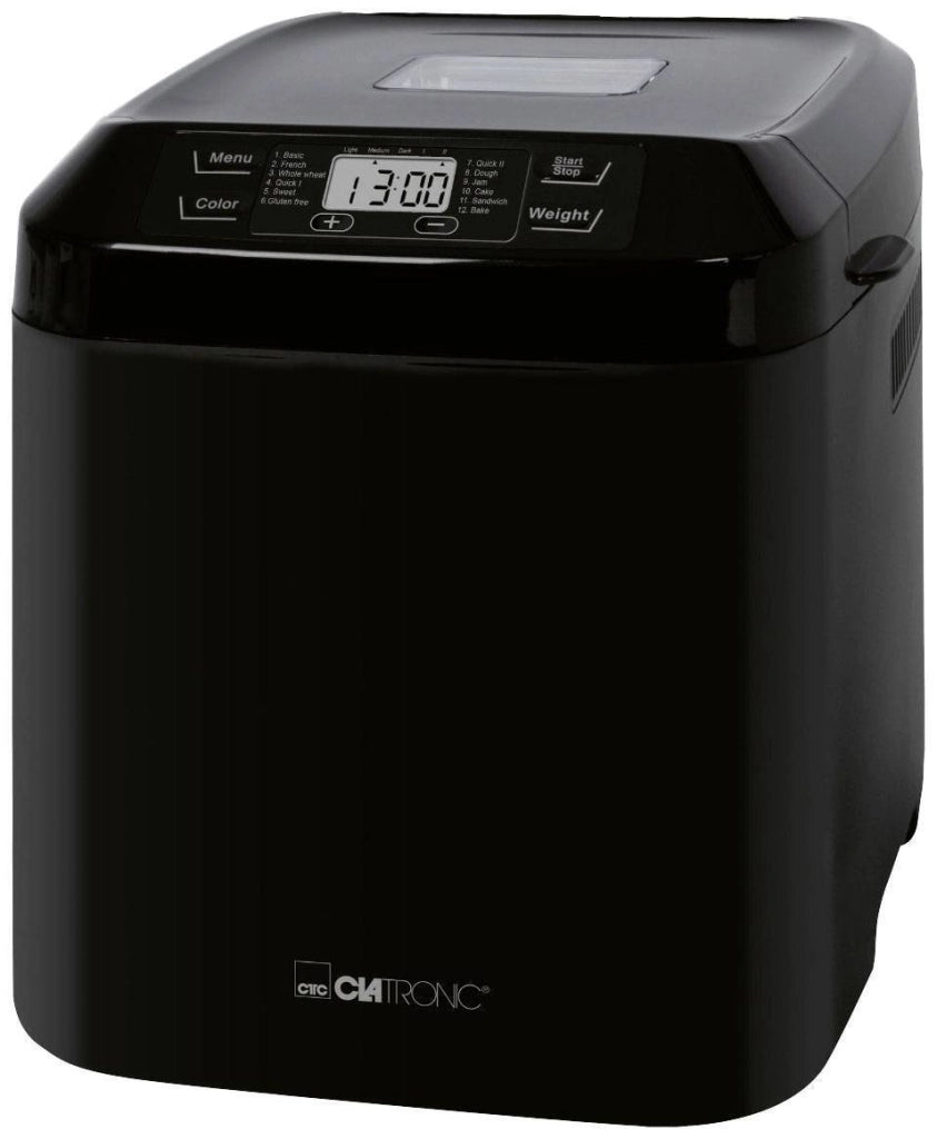 Clatronic BBA 3774 macchina per il pane 550 W Nero