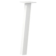 Gambe per tavolino da caffè 4 pz Bianche 30 cm Acciaio 4012485