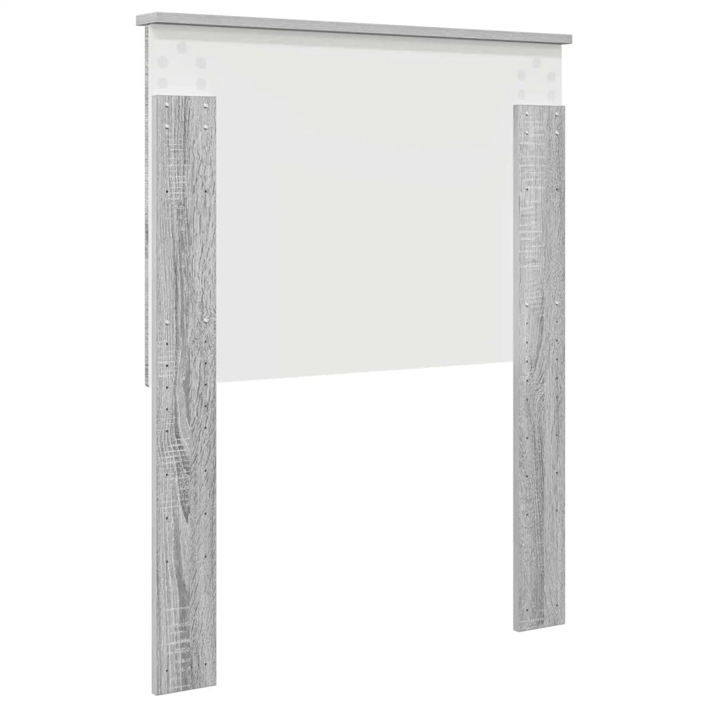 Testiera | Testata con Testiera | Testata Grigio Sonoma 75 cm Legno multistrato