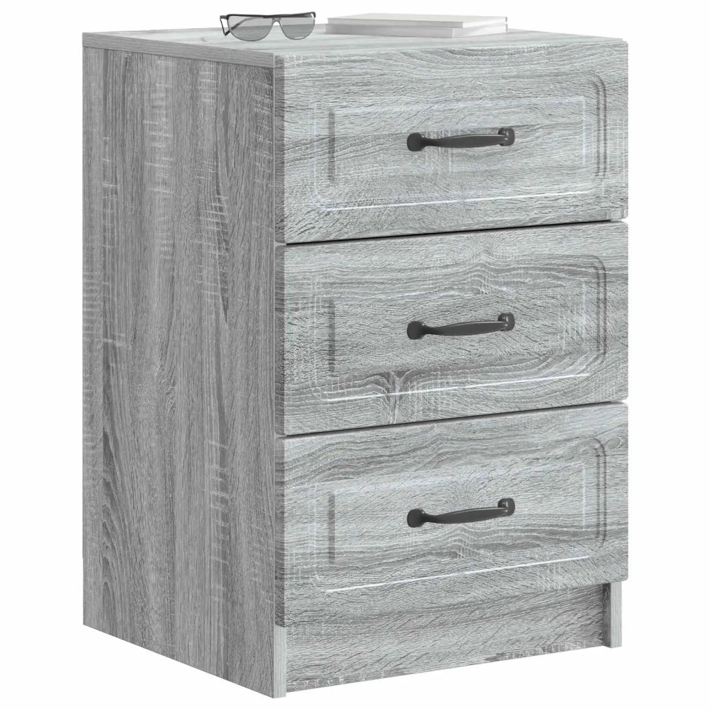 Armadio da Notte Grigio Sonoma 43 x 41 x 63,5 cm 895711