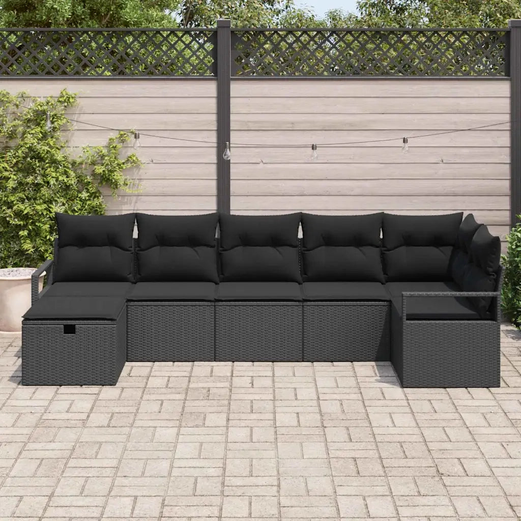 Set di divani con cuscino 5 pcs polyrattan