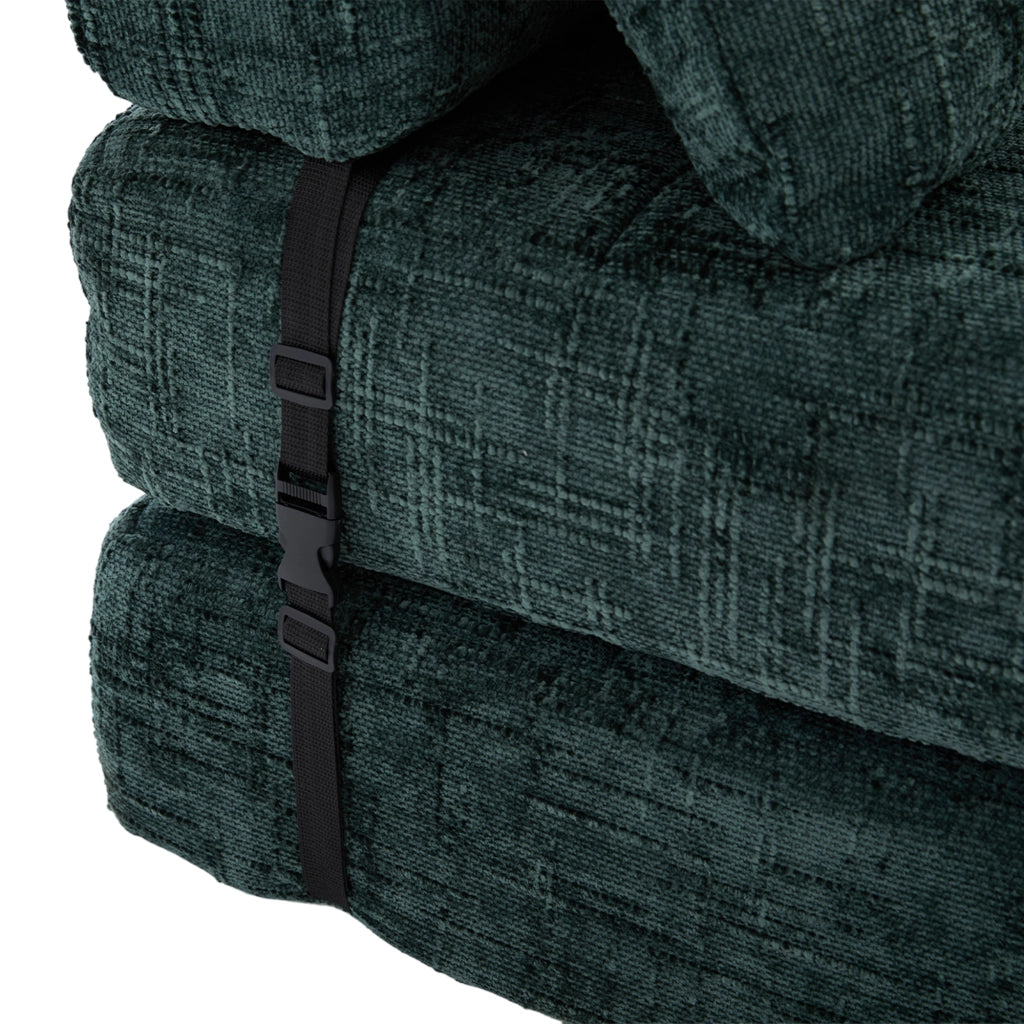 Divano Letto Pieghevole con Cuscini ¨C MINIMAL ¨C Materasso Foldable, Sofa da Terra