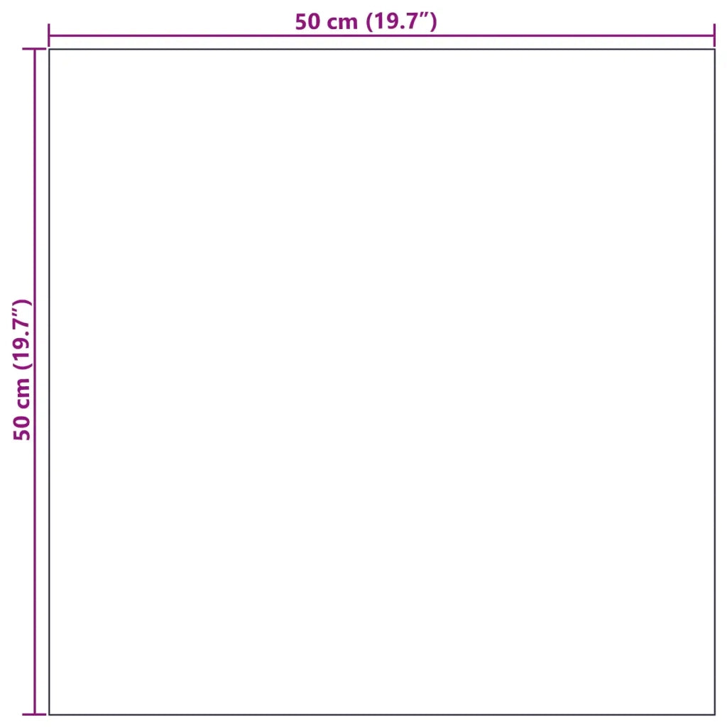 Piastrella per Tappeto Grigio Roccia 50 x 50 cm 20 pz CFW4241742
