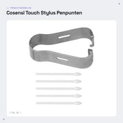 Punti di sostituzione per stilografici - 5 pezzi - Adatti per Tab S6/S7/Note10 - Esperienza di scrittura precisa - Materiale ABS duraturo - Leggero e portatile - Stilo sostitutivo