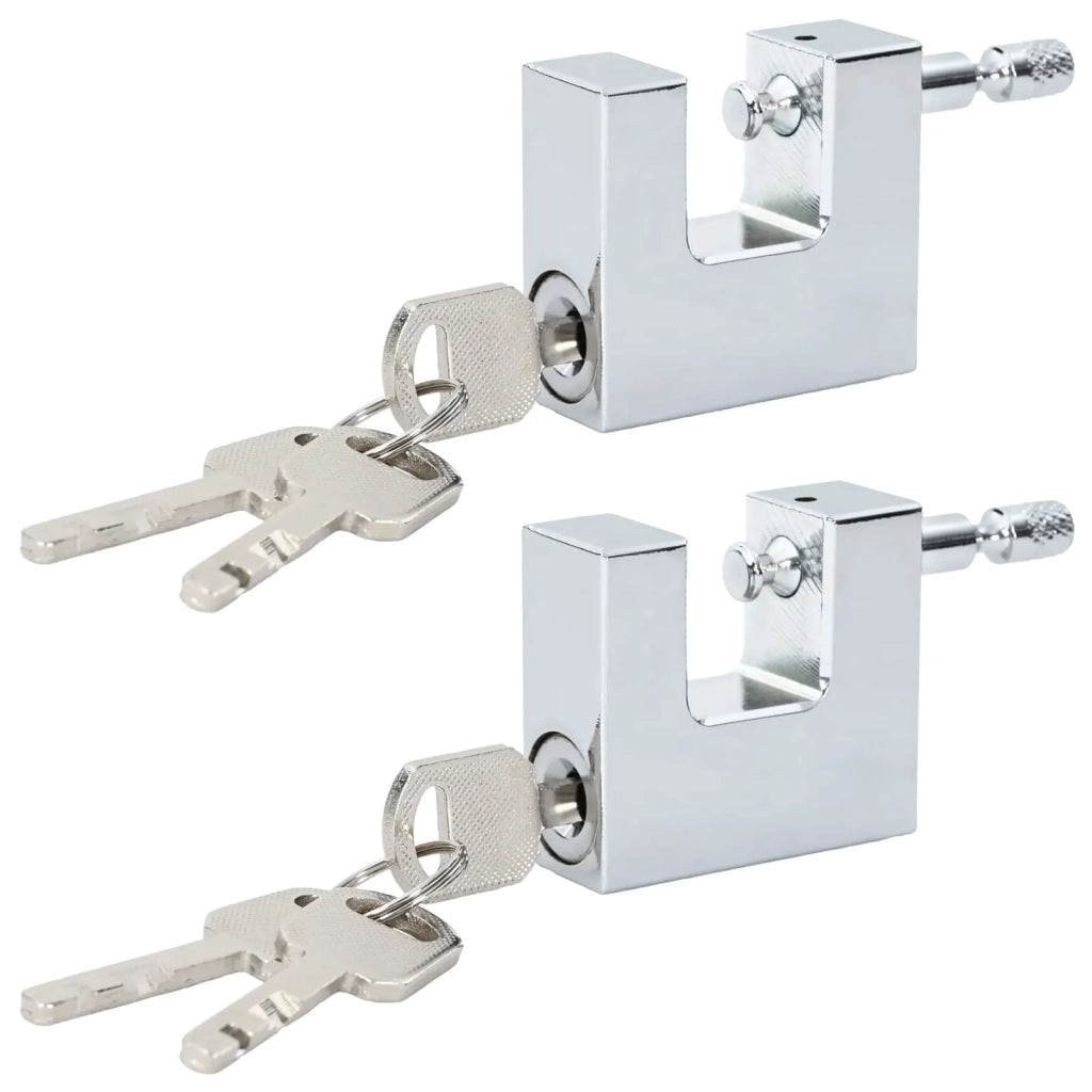 Lucchetto 2 pz Argento Acciaio CFW2244849
