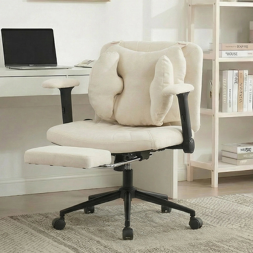 Sedia da ufficio con poggiapiedi ¨C Xylo ¨C Beige