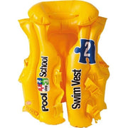 Trade Shop - Giubbotto Giubbino Pool School Salvagente Gonfiabile 50x47cm Bambini Nuoto 58660 -