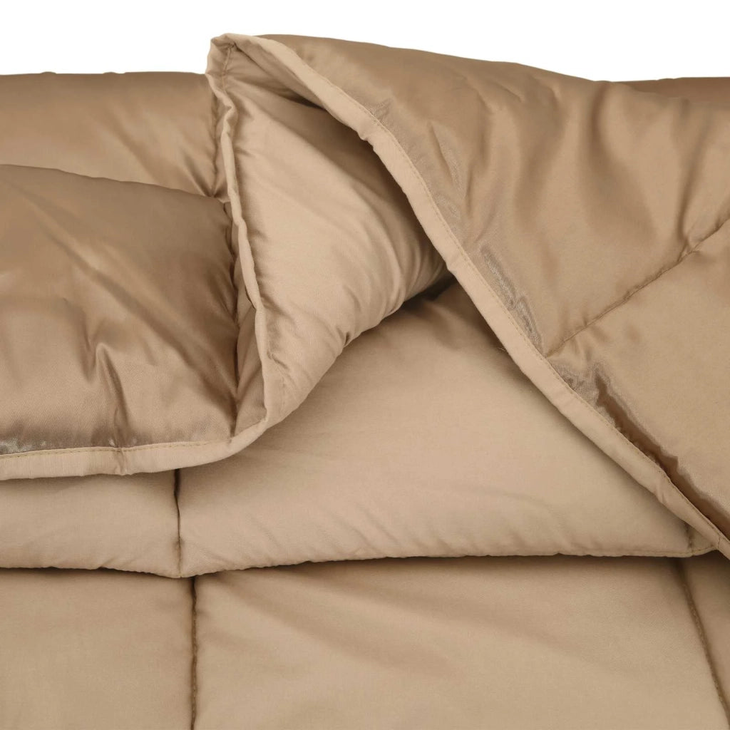 Piumone | Duvet Invernale Oro 135 x 220 cm Satin e Micropile