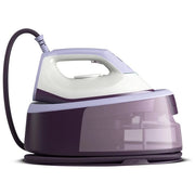 Philips PSG3000-30 Serie 3000 Ferro da Stiro con Caldaia 2400W 350 g-min 6 bar Serbatoio 1,4 L Piastra Ceramica colore Viola Bianco