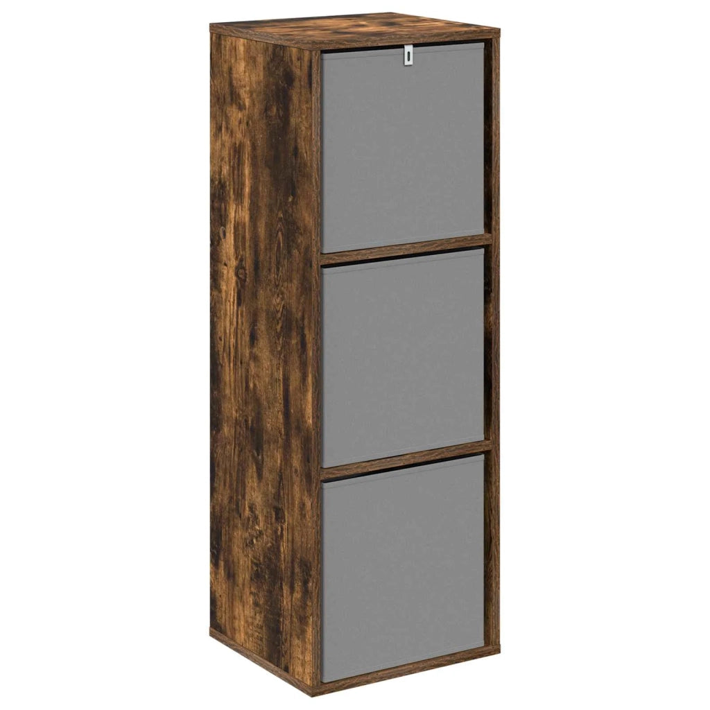 Credenza | Madia | Buffet da pranzo | Armadio da pranzo con cassetto Rovere fum¨¦ 35 x 32 x 99,5 cm