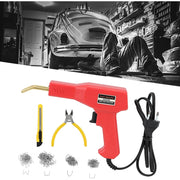 Trade Shop - Pistola Saldatore Saldatrice Per Plastiche Auto Paraurti 50w Con Kit Riparazione -